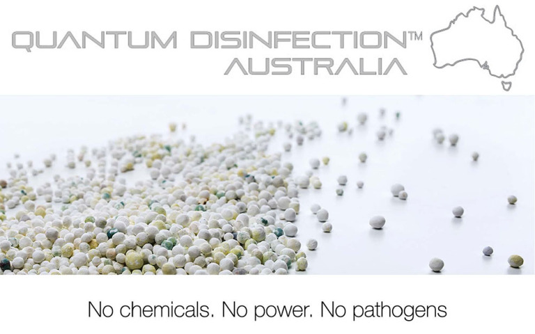Quantum Disinfection is a new generation of nano-composite material with activated surfaces that kill pathogens